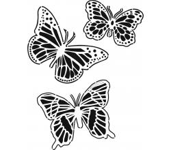 Stencil Schablone Schmetterlinge
